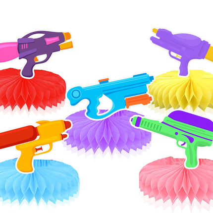"Super Soaker" 5-Piece Water Gun Honeycomb Decor Set