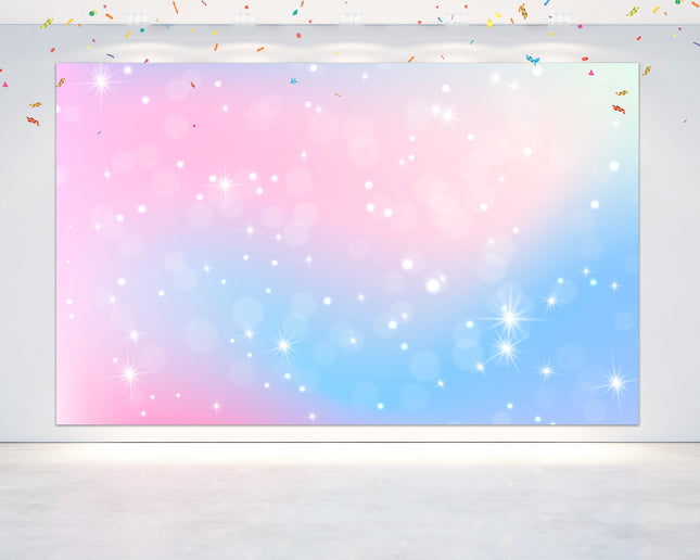 Pastel Color Birthday Backdrop
