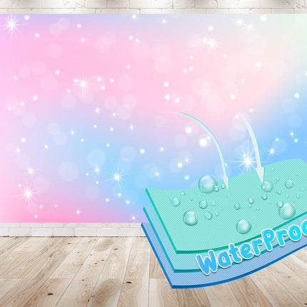 Pastel Color Birthday Backdrop 5x3 FT