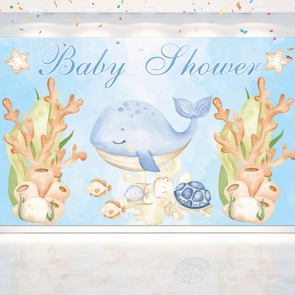 Under the Sea Baby Shower Backdrop