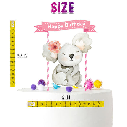 Cuddly Koala - Adorable Koala Cake Topper for Happy Birthdays