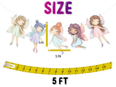 Enchanting Fairy Cartoon Banner - Whimsical Party Decoration for Kids