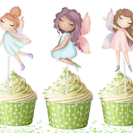 Magical Fairy Cupcake Toppers - Whimsical Decor for Enchanted Parties