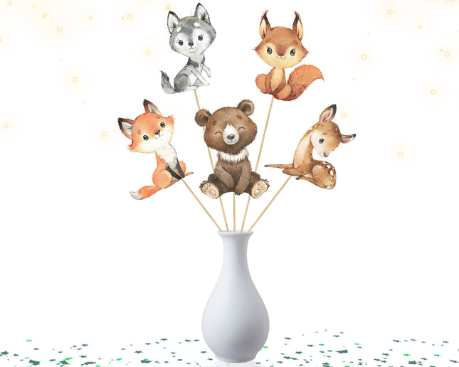 Enchanted Woodland Animal Centerpieces Media 1 of 2