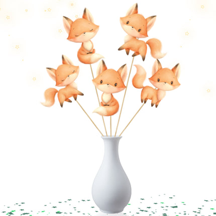 Enchanted Forest Fox Table Centerpieces