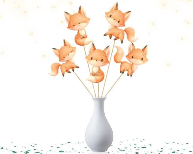 Enchanted Forest Fox Table Centerpieces