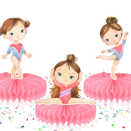 Graceful Gymnast Honeycomb Party Decorations