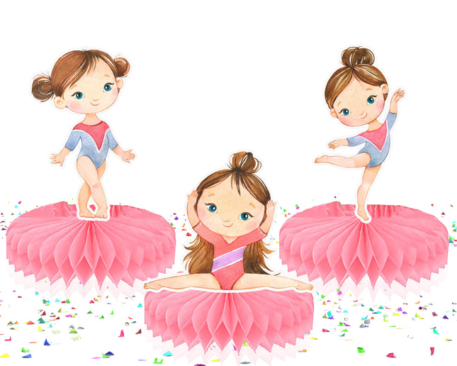 Graceful Gymnast Honeycomb Party Decorations