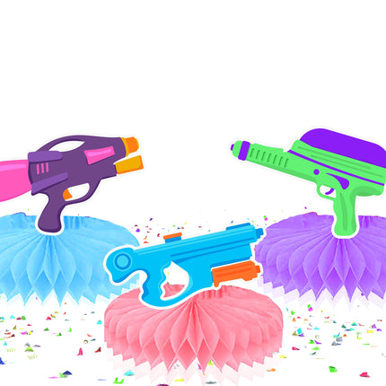 "Super Soaker" 5-Piece Water Gun Honeycomb Decor Set