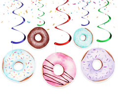 Delectable Donut Party Swirl Decorations