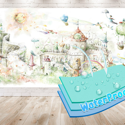 Fairy Fantasy Baby Shower and Birthday Backdrop 5x3 FT