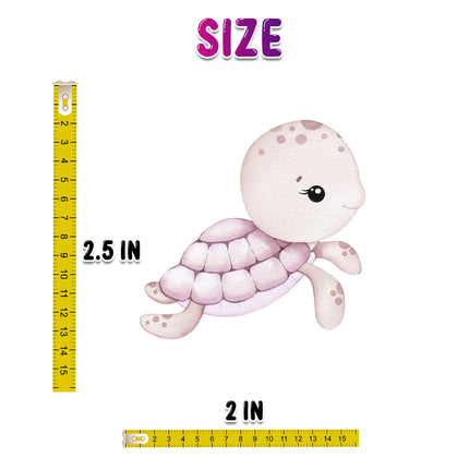 Pink Underwater Adventure Stickers - 25pc Enchanted Sea Life Decals