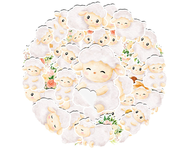 Fluffy Little Sheep Sticker Collection