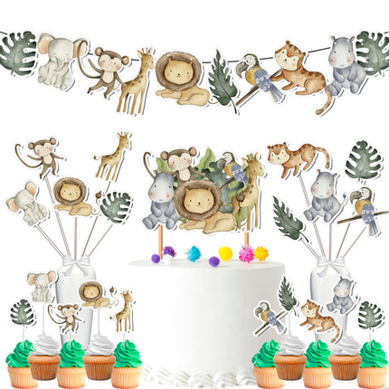 Jungle Safari Party Decor Set