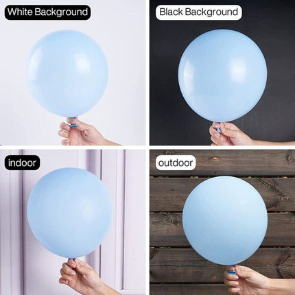 Whale-Themed Pastel Balloon Set for Birthday or Baby Shower - Gentle Oceanic Decor, Sea Animal Party Supplies, Soft Color Balloons Kit