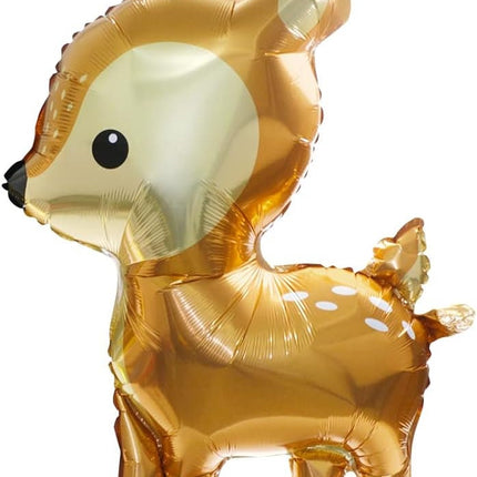 Enchanted Forest Woodland Balloon Set - Deer and Hedgehog for Nature-Themed Celebrations