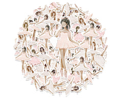Elegant Ballerina Stickers Set 