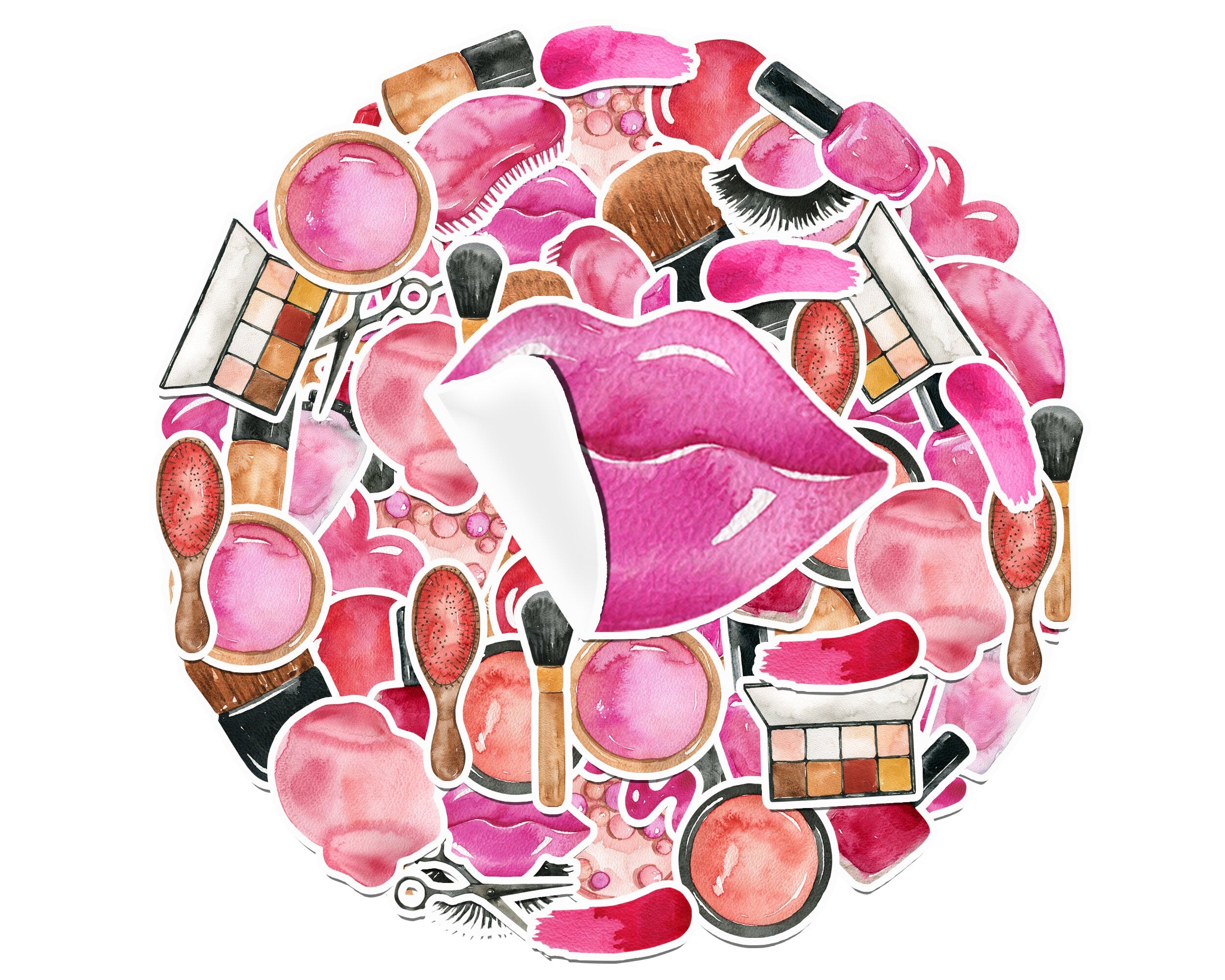 Chic Makeup Stickers Set 