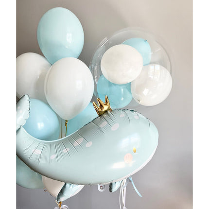 Whale Pastel Balloon Set for Birthday Party/Baby Shower - Gentle Sea Theme, Soft Pastel Balloons, Oceanic Celebration Decor Kit