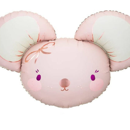 Pastel Moon and Mouse Balloon Set - Perfect for Baby Showers and Birthday Parties - Soft Colors, Adorable Design