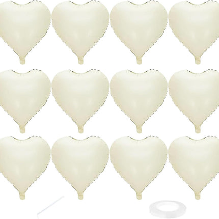 Elegant Pastel Balloon Set with Number Six Foil Balloon - Perfect for Birthdays and Special Celebrations