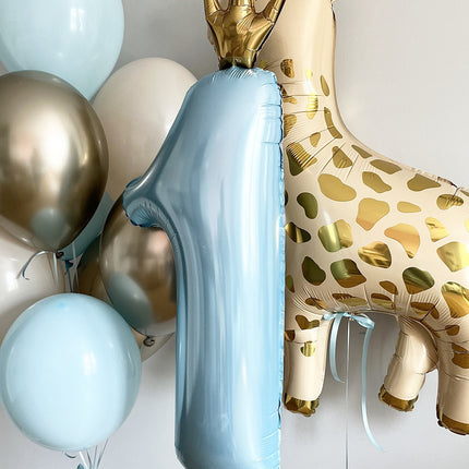 Adorable Giraffe Balloons Set for Kids' Birthday Parties - Safari Jungle Theme Decorations, Colorful and Fun Party Supplies