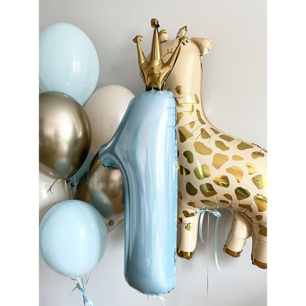 Adorable Giraffe Balloons Set for Kids' Birthday Parties - Safari Jungle Theme Decorations, Colorful and Fun Party Supplies
