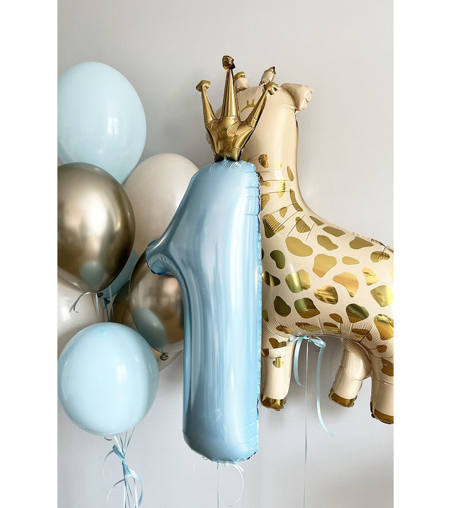 Adorable Giraffe Balloons Set for Kids' Birthday Parties - Safari Jungle Theme Decorations, Colorful and Fun Party Supplies