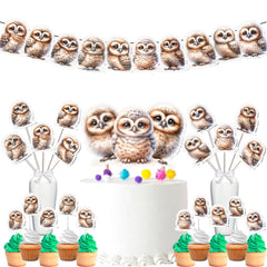 Whimsical Owl Party Decor Set