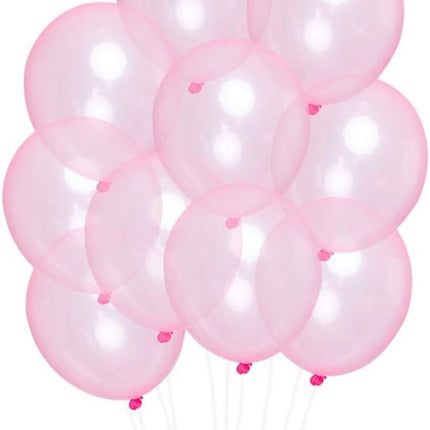 Playful Cheetah & Pink Clear Balloon Bouquet - Perfect for Baby Showers and Birthday Parties