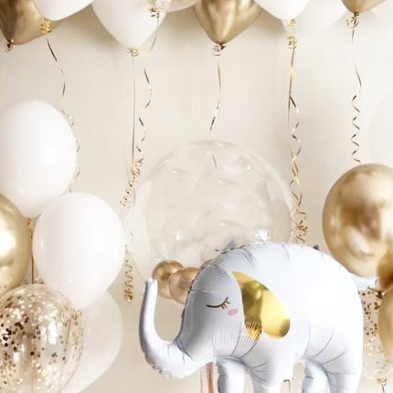 Jumbo 33" Elephant Balloon - Charming Party Giant for Baby Showers and Birthday Bashes