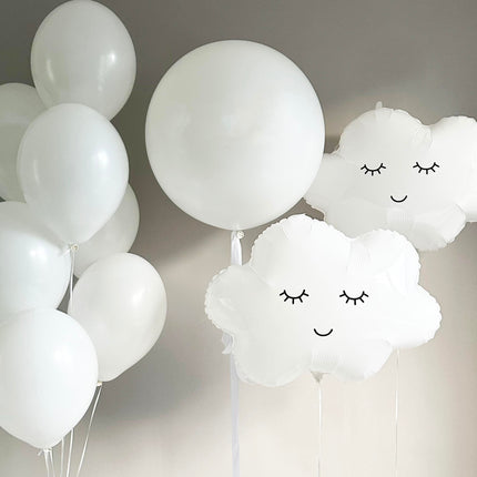 Dreamy White Cloud Balloon Set - Perfect for Baby Showers, Birthdays, and Nursery Decor