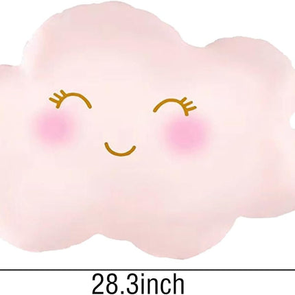 Dreamy Moon, Cloud, and Heart Balloon Set - Perfect for Baby Showers, Birthdays, and Nursery Decor