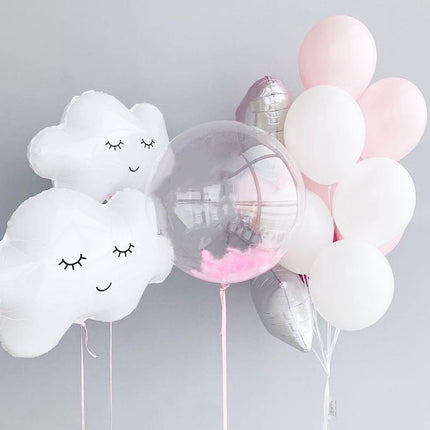Dreamy Cloud and Pink Balloon Set - Perfect for Baby Showers, Birthdays, and Gender Reveals