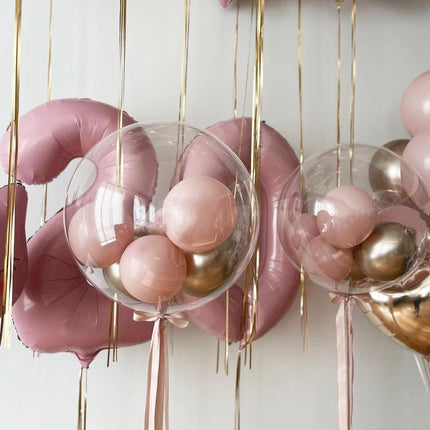Princess Cat & Pink Gold Balloon Set | Charming Party Decor for Birthdays