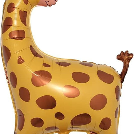 Jungle Safari Balloon Set with Lion and Giraffe for Kids Birthday Parties, Animal-Themed Celebrations