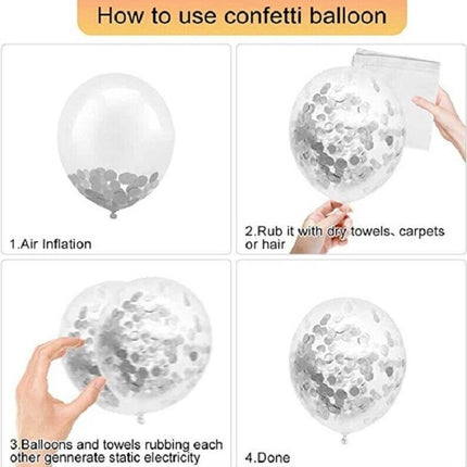 Dinosaur Balloon Set - Adorable T-Rex Foil Balloon with Pastel and Confetti Balloons for Birthday Parties and Celebrations