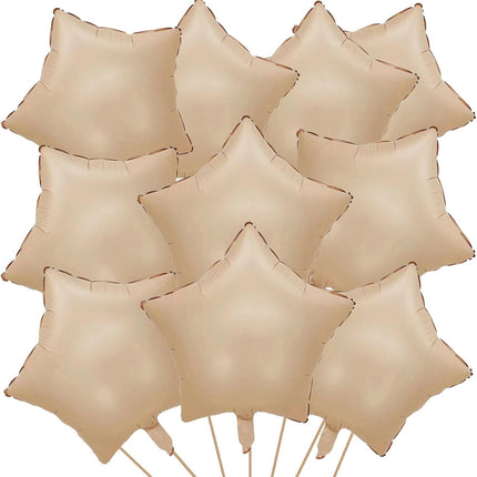 Elegant Pastel Balloon Set with Number Six Foil Balloon - Perfect for Birthdays and Special Celebrations