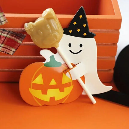 25-Piece Halloween Candy Holder Set - Adorable Ghost and Pumpkin Table Decor for Trick-or-Treating