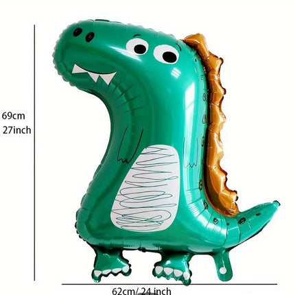 Giant Dinosaur Foil Balloon - Fun T-Rex Balloon for Kids Parties, Jurassic Decor