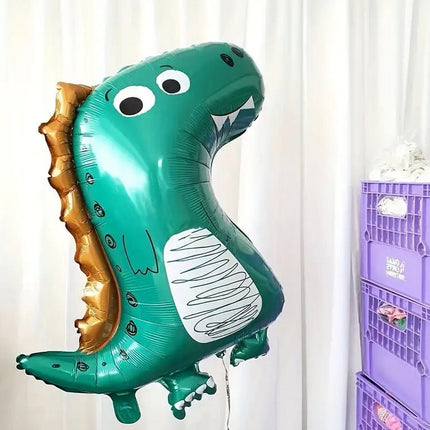 Giant Dinosaur Foil Balloon - Fun T-Rex Balloon for Kids Parties, Jurassic Decor
