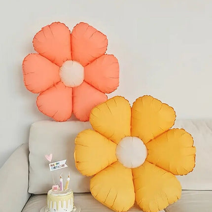 6 pcs Daisy Foil Balloons Set - Colorful Flower Balloons for Spring and Garden Party Decorations