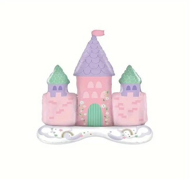 32 In Enchanted Princess Castle Balloon - Giant Foil Balloon for Kids Birthday Parties