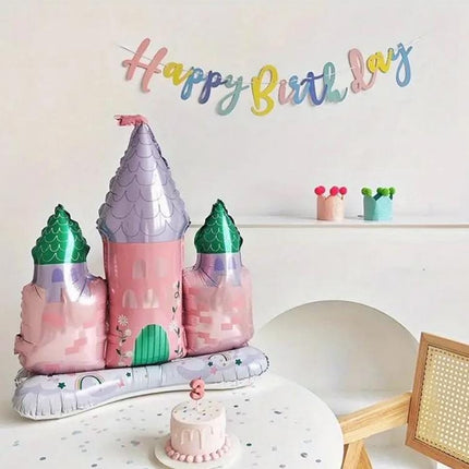 32 In Enchanted Princess Castle Balloon - Giant Foil Balloon for Kids Birthday Parties