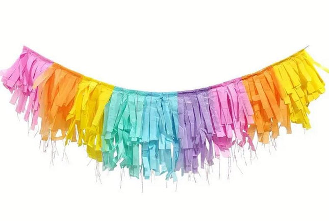Colorful Fiesta Tassel Garland - Vibrant Party Decorations for Birthdays, Baby Showers, and More