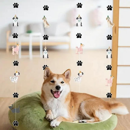 Adorable Dog Garland - Perfect for Kids' Birthdays & Animal Themed Parties
