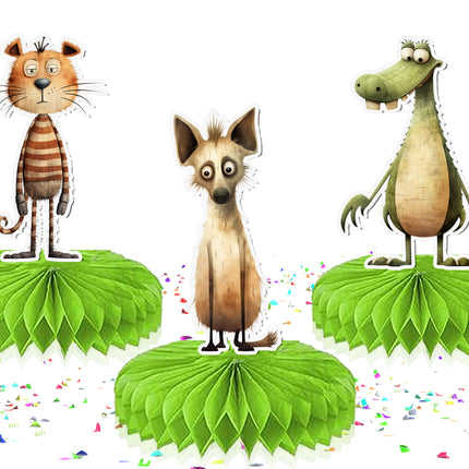 Safari Animals Honeycombs
