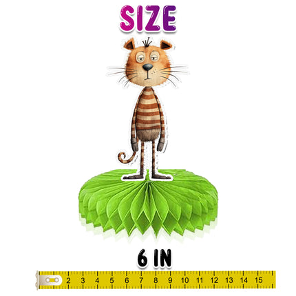 Safari Animals Honeycombs 5 pcs - Whimsical Party Decorations