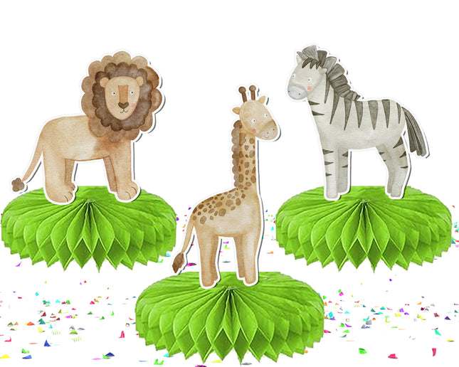Jungle Animals Honeycombs