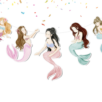 Mermaid 5 pcs Banner